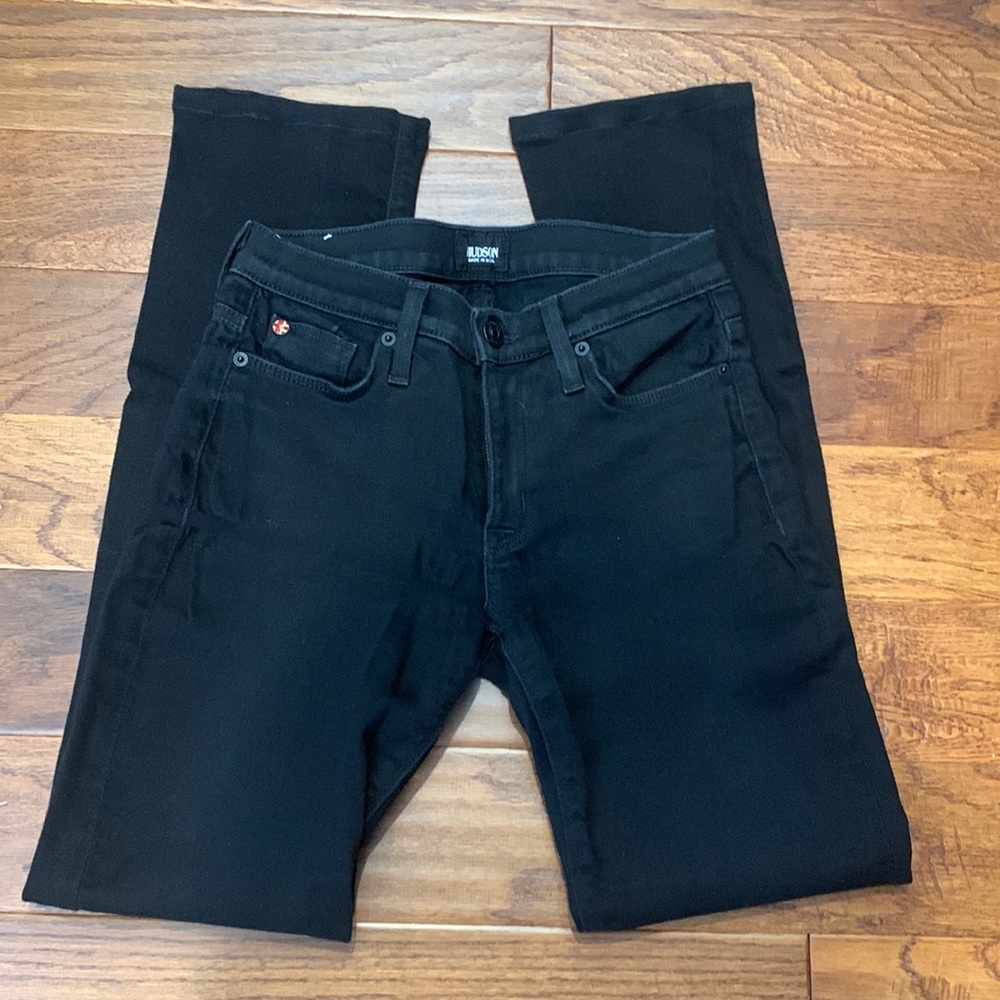 Black Hudson Tilda midrise straight jeans